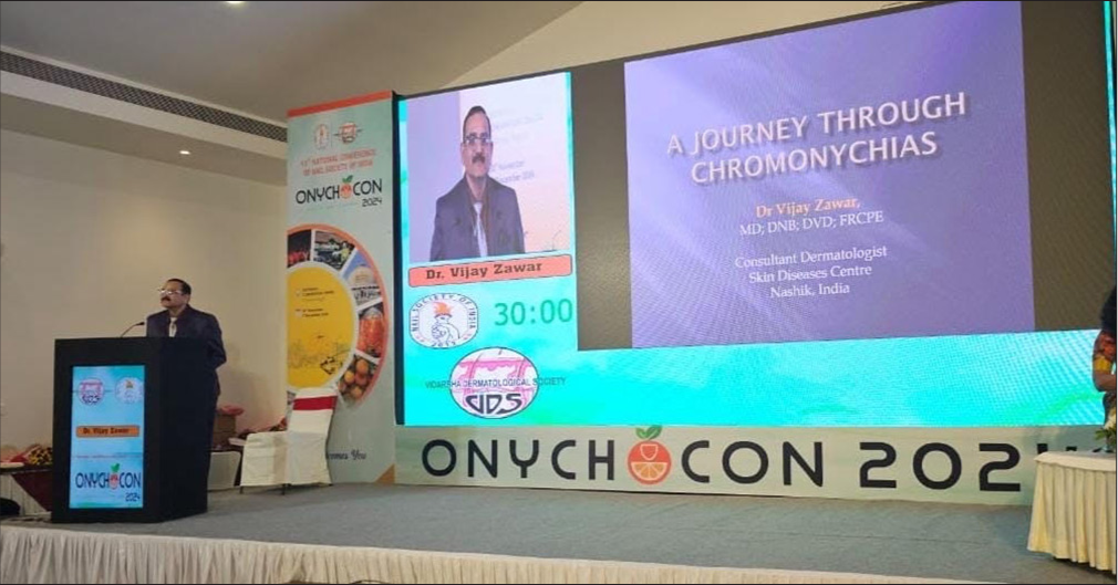 Nail Society of India oration by Dr. Vijay Zawar on ‘My journey through chromonychia.’